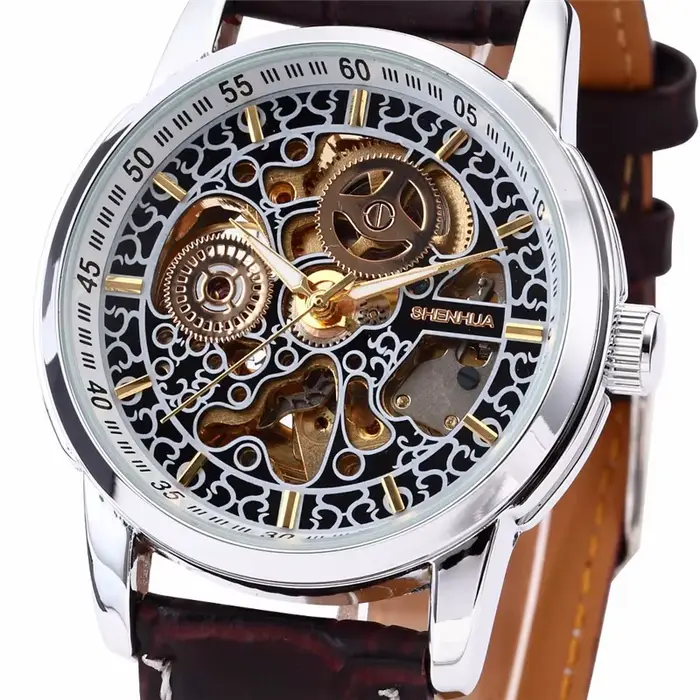 Shenhua-Montre mécanique automatique pour homme
