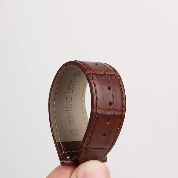 Ceinture de montre en cuir véritable pour la série Frank Muller