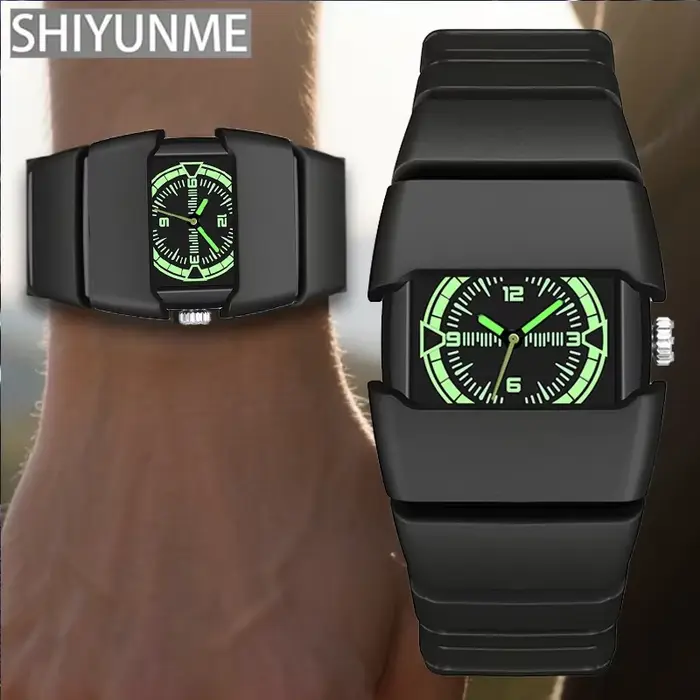 SHIYUNME marque de mode montre Cool pour hommes Style créatif Alien conception étanche montre à Quartz hommes femmes nouveau Style montre de sport