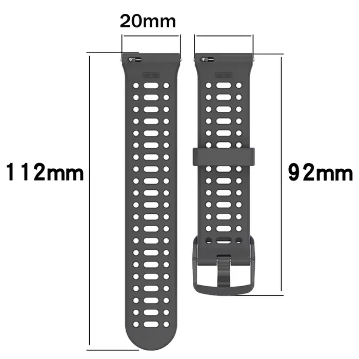 Bracelet de rechange en silicone bicolore pour Suunto Vertical 2/RACE 2 S/Run/OceanTwo-Tone et Suunto 5 9 Peak Pro - Compatible Unisexe - Durabilité et Style