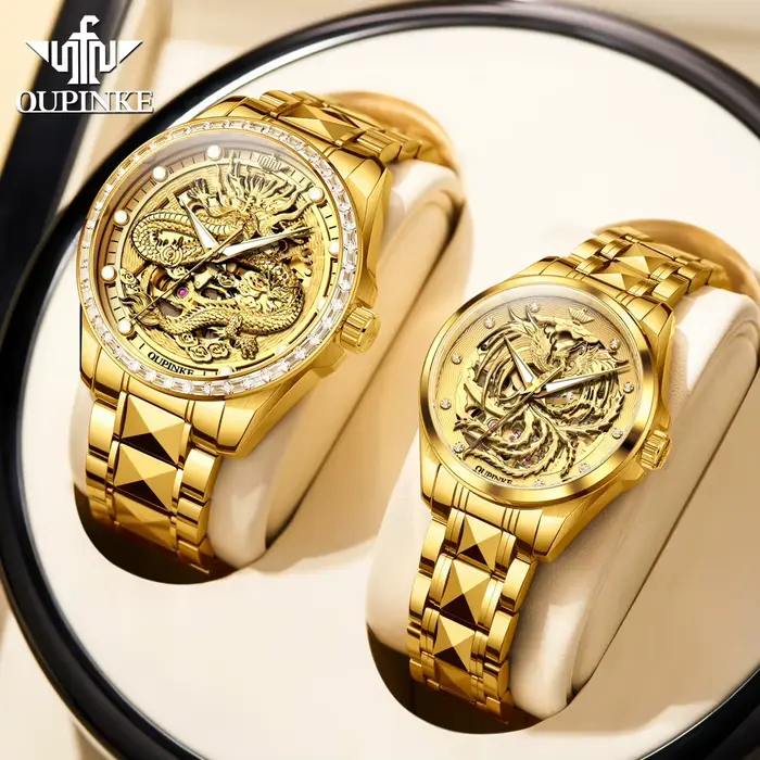 Montre Dragon Or pour Homme et Femme