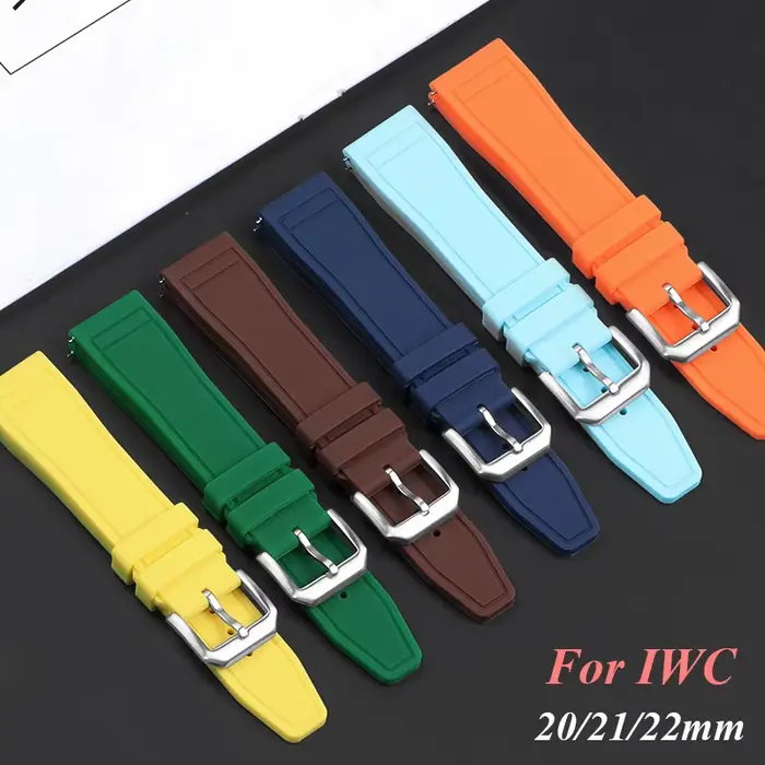 Bracelet de montre en caoutchouc étanche à dégagement rapide