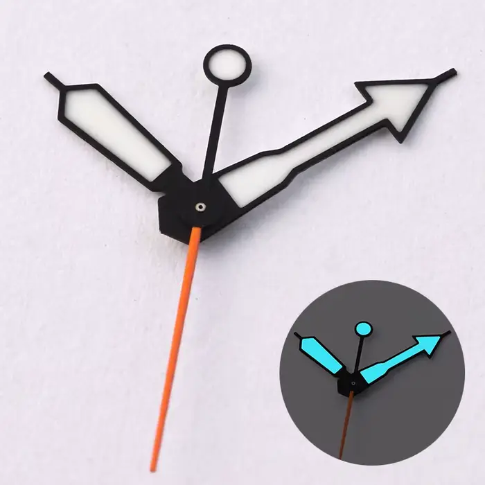 Montre de plongée de haute qualité, aiguilles lumineuses BGW-9, adaptées au mouvement NH35 NH36, aig