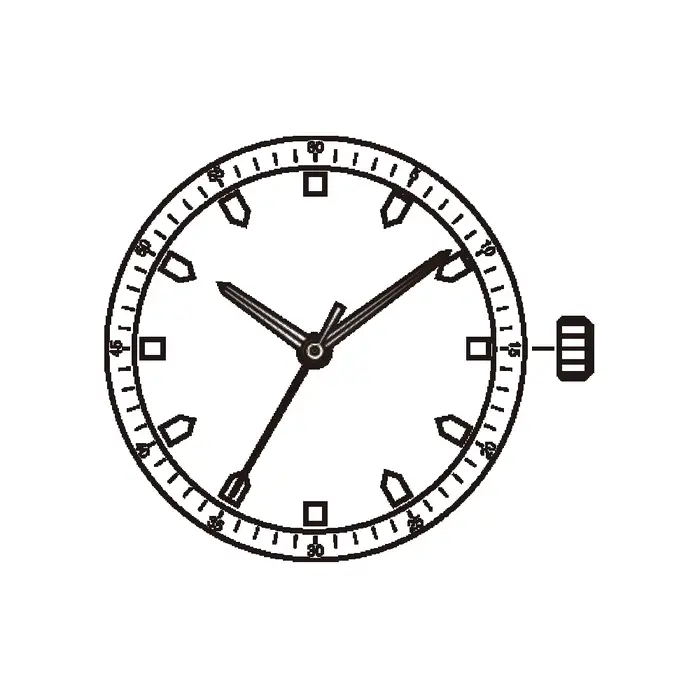Mouvement à quartz japonais Miyota 5Y30 Petit