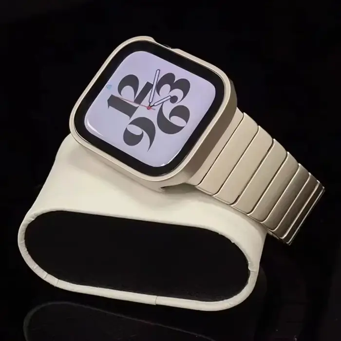 Bracelet à maillons Correa pour Apple Watch Ultra 3 2 bandes 49mm 11 10 9 8 7 6 Se 45mm 41 44