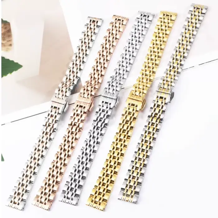Bracelet de montre en acier inoxydable pour femme