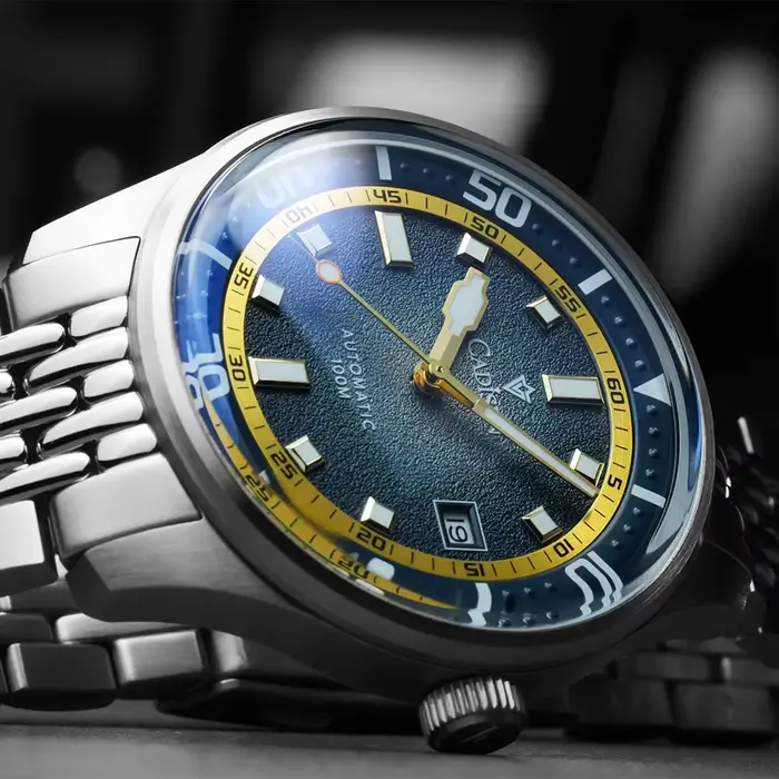 Cadisen 2026 Nouvelle Montre Mécanique pour Homme en Acier Inoxydable avec Mouvement 8215 Étanche 10 ATM Luminescente Marque de Luxe Haut de Gamme