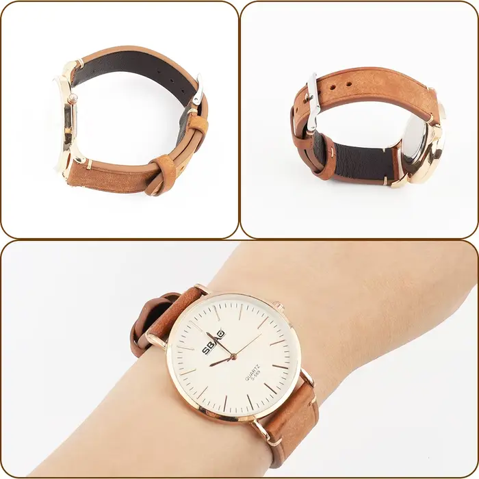 Bracelet de montre en cuir de vache première couche 18mm 19mm 20mm 21mm 22mm vintage pour hommes et femmes occasions spéciales
