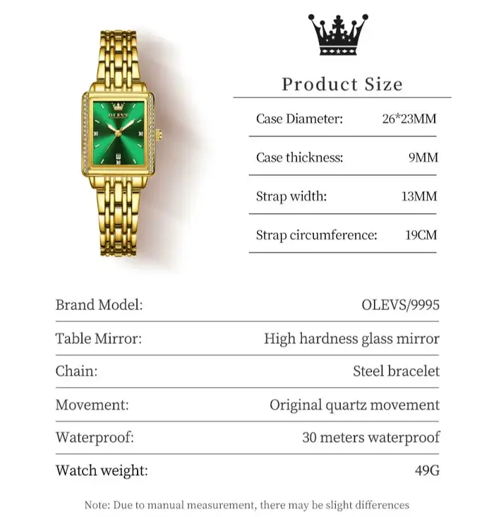 OLEVS 9995 montre pour femme de luxe élégant Quartz dames montre-bracelet haut de gamme étanche lumineux Date
