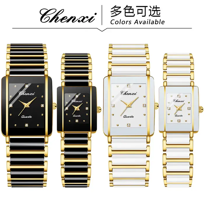 CHENXI 104A Montre de luxe haut de gamme pour couple