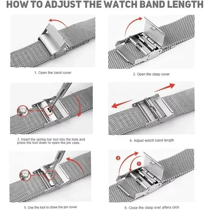 Bracelet de montre en maille pour montre intelligente Garmin Venu X1