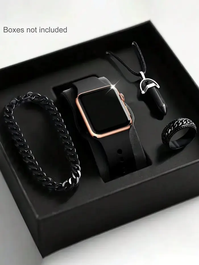 Montre carrée LED pour homme avec bracelet en silicone style fashion casual pour occasions spéciales et cadeaux d'anniversaire