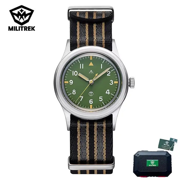 MILITREK MT9003 BGW9 C3 montre à quartz lumineuse pour hommes, mouvement japonais VH31, bracelet en 