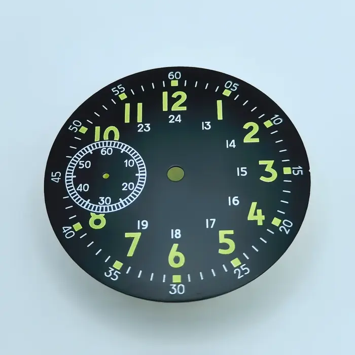 Cadran Shoous avec mouvement à remontage manuel, pièce de montre, 38.5mm, compatible avec ST3600 ETA