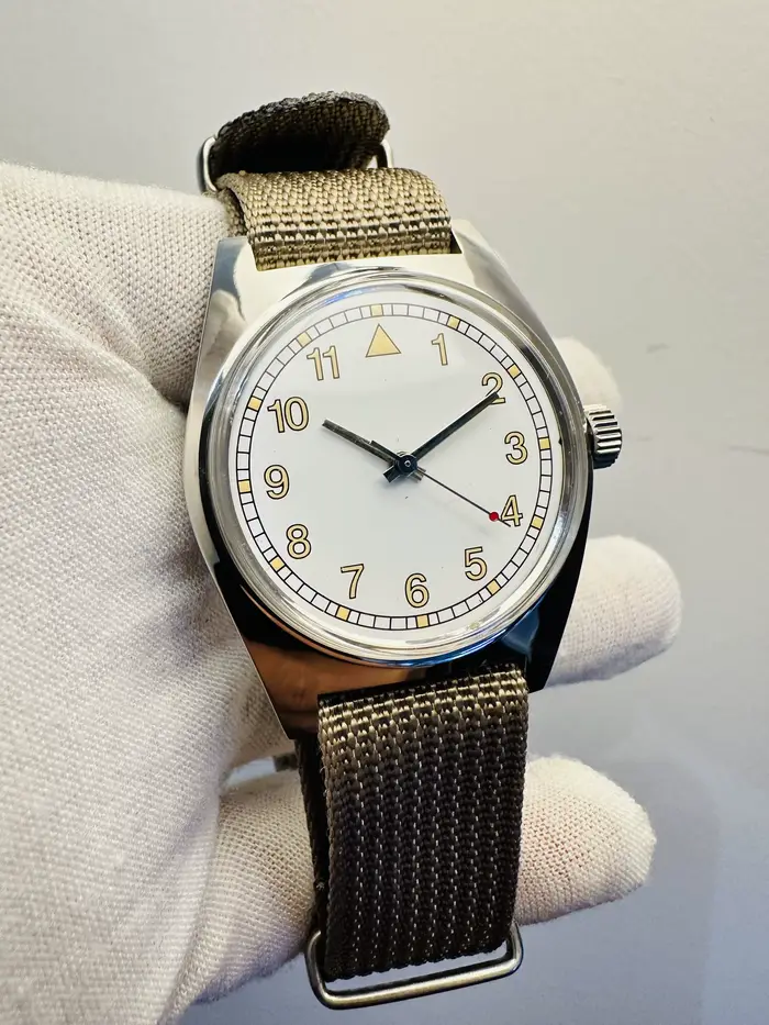 Montre mécanique à vent manuel pour hommes, 36mm, rétro, Business, classique, Simple, pour Couple, 7