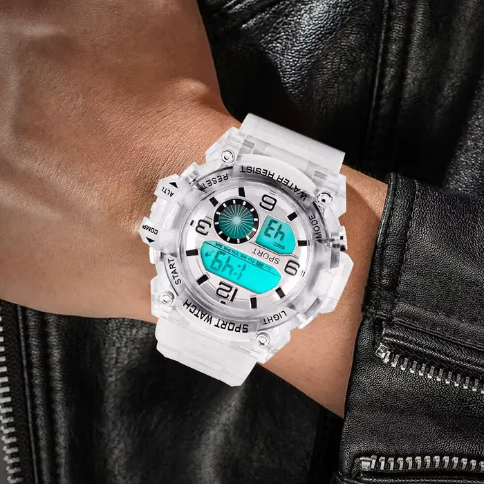 Montre numérique étanche pour homme