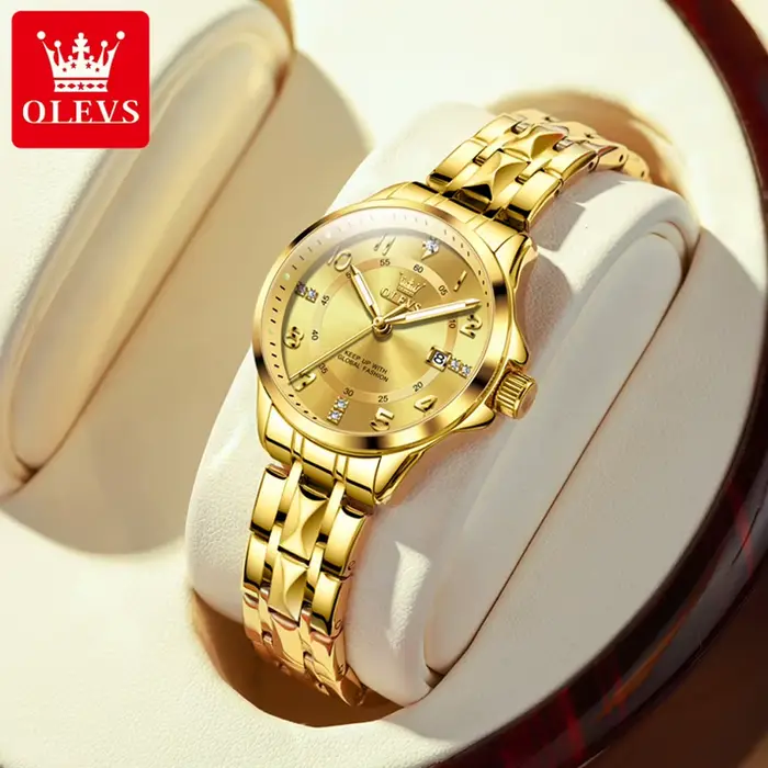 OLEVS marque de luxe Couple montre classiques double calendrier montre-bracelet pour hommes et femme