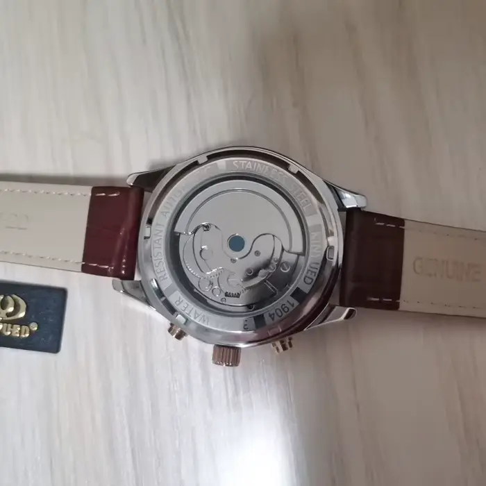 KINYUED Tourbillon hommes montres mode affaires automatique montre mécanique