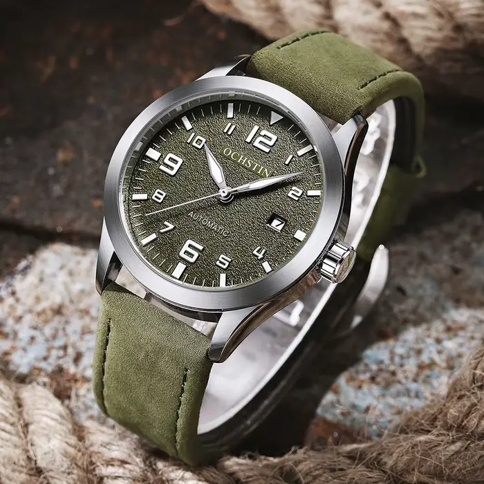 OCHSTIN hommes montre mécanique automatique de luxe tenue décontractée militaire Sports de plein air armée