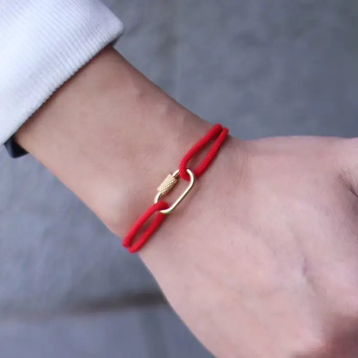 Bracelet en chaîne de corde fait à la main pour hommes