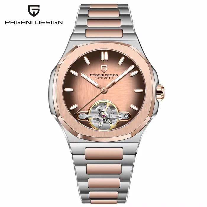Nouvelle Montre Mécanique de Luxe PAGANI DESIGN 2026 pour Hommes, Tourbillon, Acier Inoxydable, Miro