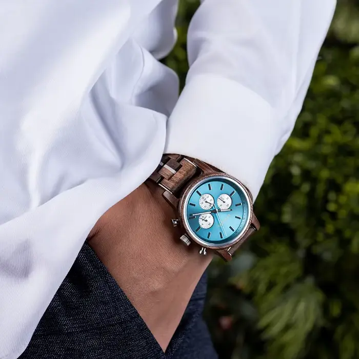 BOBO BIRD-Montre-bracelet en bois pour hommes