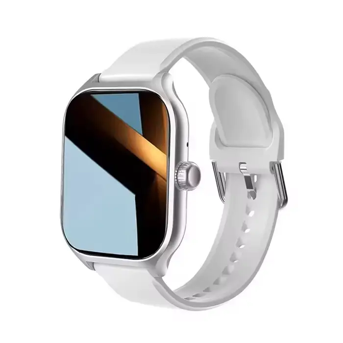 2025 montre intelligente femmes 2.01 "écran tactile complet traqueur de fréquence cardiaque Bluetooth appel étanche