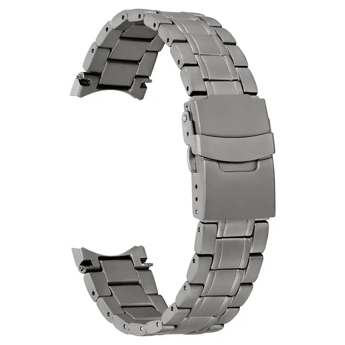BERNY – Bracelet de montre à dégagement rapide, 20 m, entièrement en titane, avec fermoir en titane,
