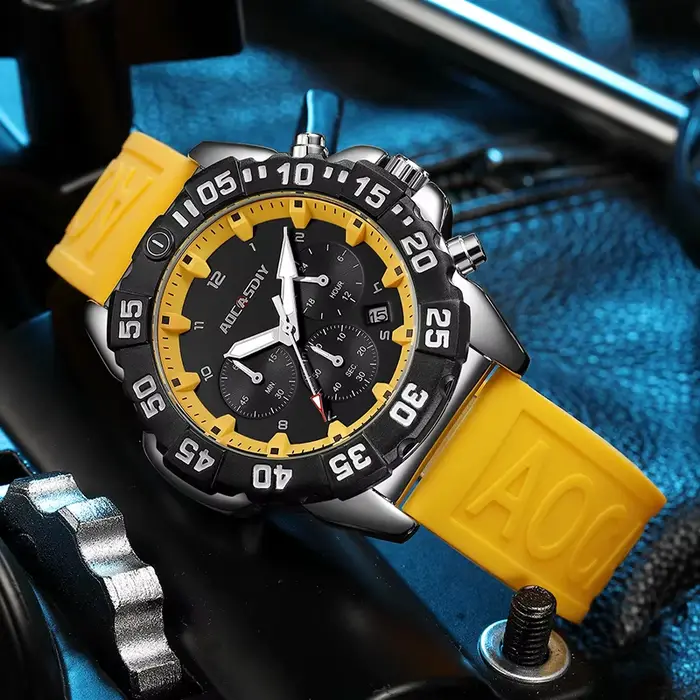 Montre-bracelet de sport étanche pour homme