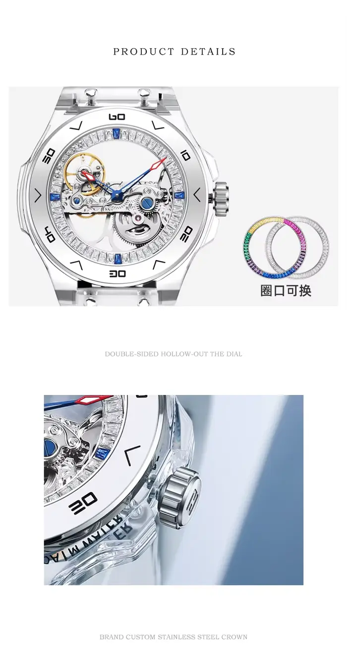 HANBORO – montre automatique pour femmes