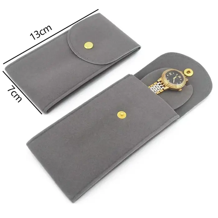 Nouvelle pochette de montres en flanelle