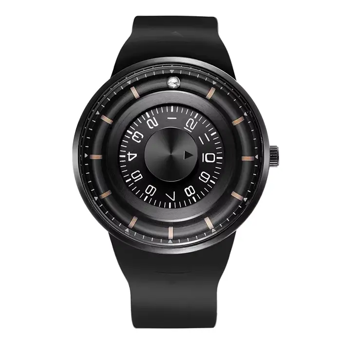 Montre inhabituelle pour hommes pointeur perlé montre-bracelet à Quartz homme horloge mâle Relogio M