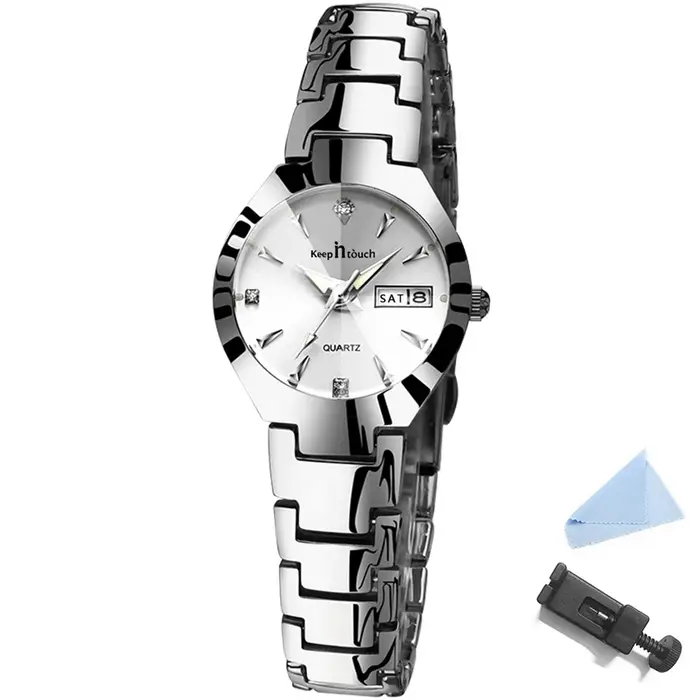 Montre en acier inoxydable pour femmes