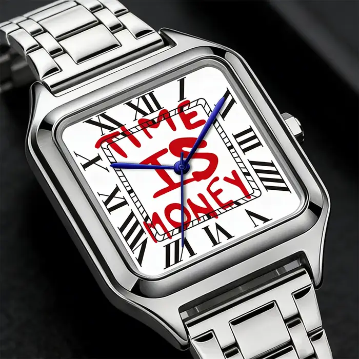 TIME IS MONEY Montre à quartz pour homme