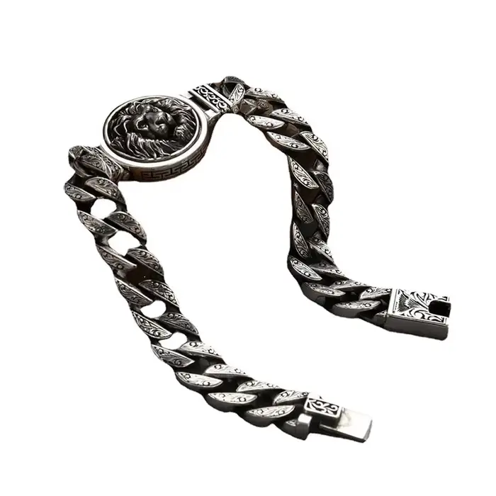Bracelet tête de Lion pour hommes