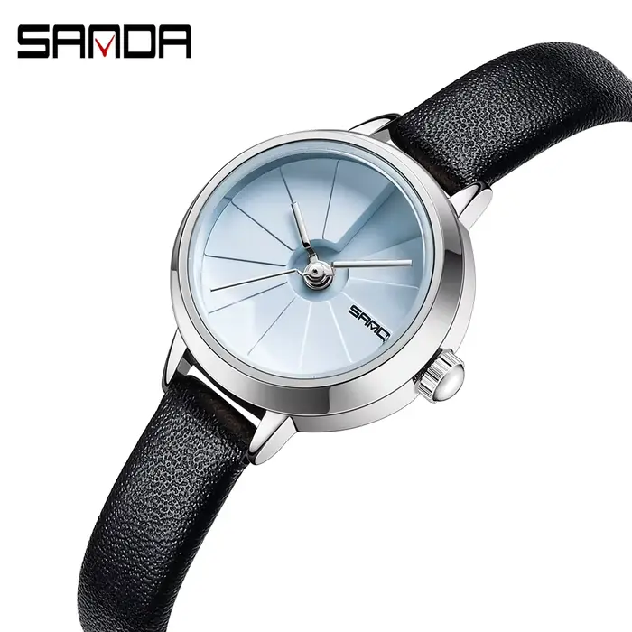 SANDA nouveau 1113 montre à Quartz pour femme personnalisé et créatif Compact et polyvalent étanche 