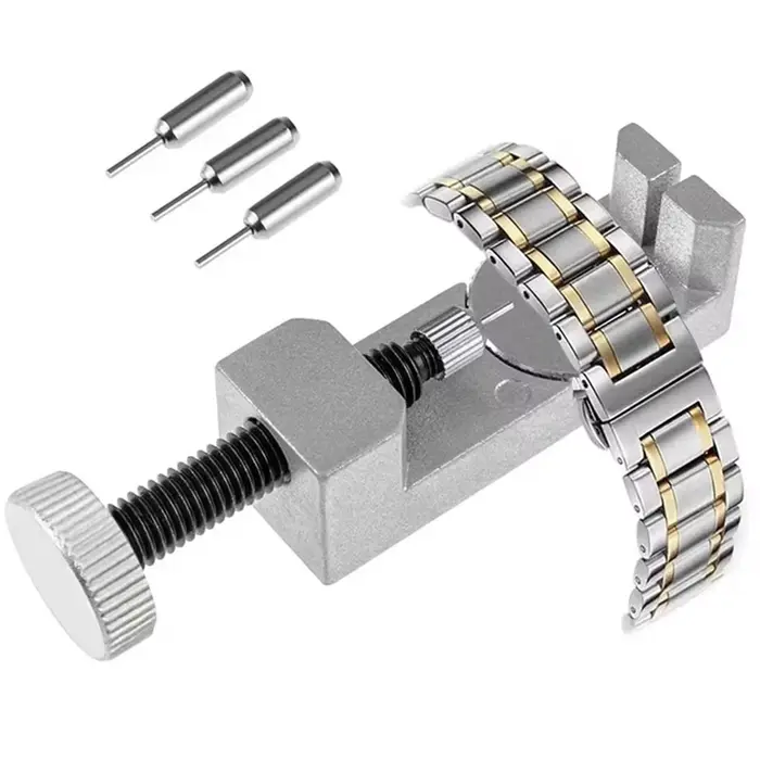 Outil de réparation de bracelet de montre en métal réglable pour Apple et Samsung, kit de démontage 
