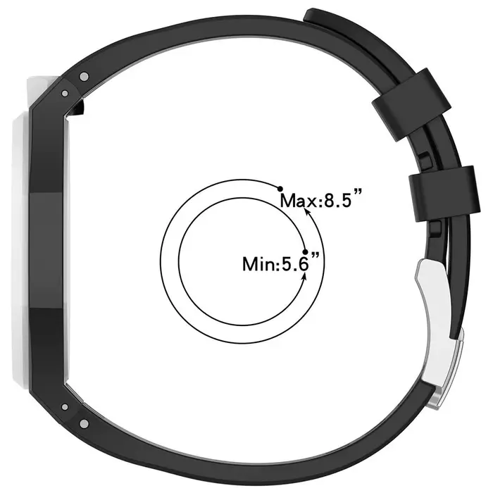 Bracelet de montre en silicone intégré confortable et résistant pour Swatch Royal P et autres montres intelligentes occasions sportives et quotidiennes