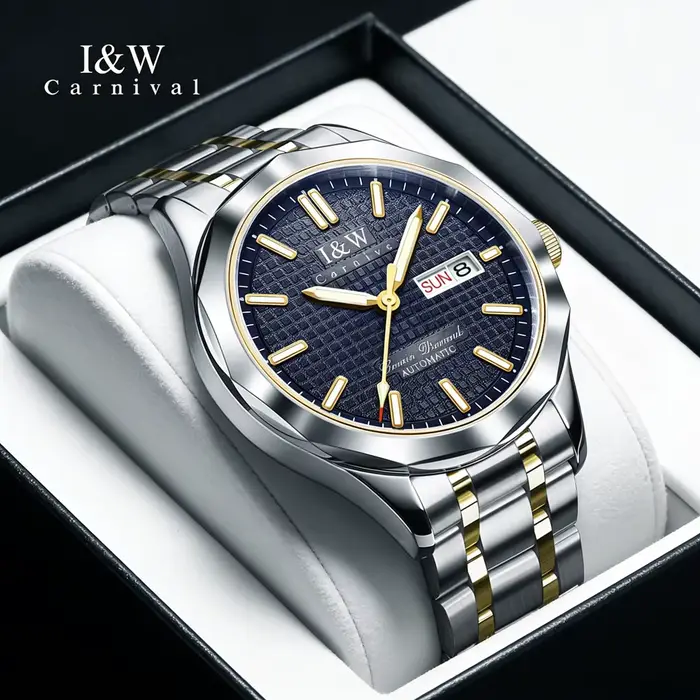 Montre mécanique de luxe de la série haut de gamme IW de la marque CARNIVAL