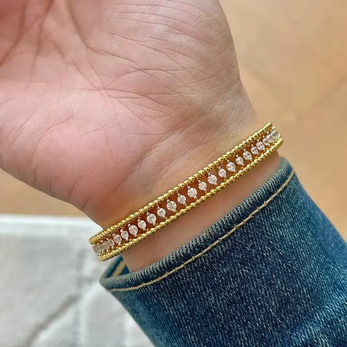 Bracelet Vintage en perles rondes pour femmes