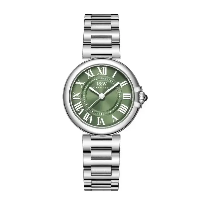 Montre Femme I&W 2026 Quartz Saphir Acier Inoxydable 316L Élégante Pour Toutes Occasions
