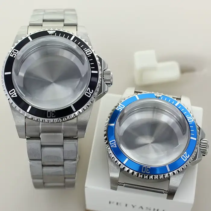 Boîtier de montre de plongée Vintage pour hommes