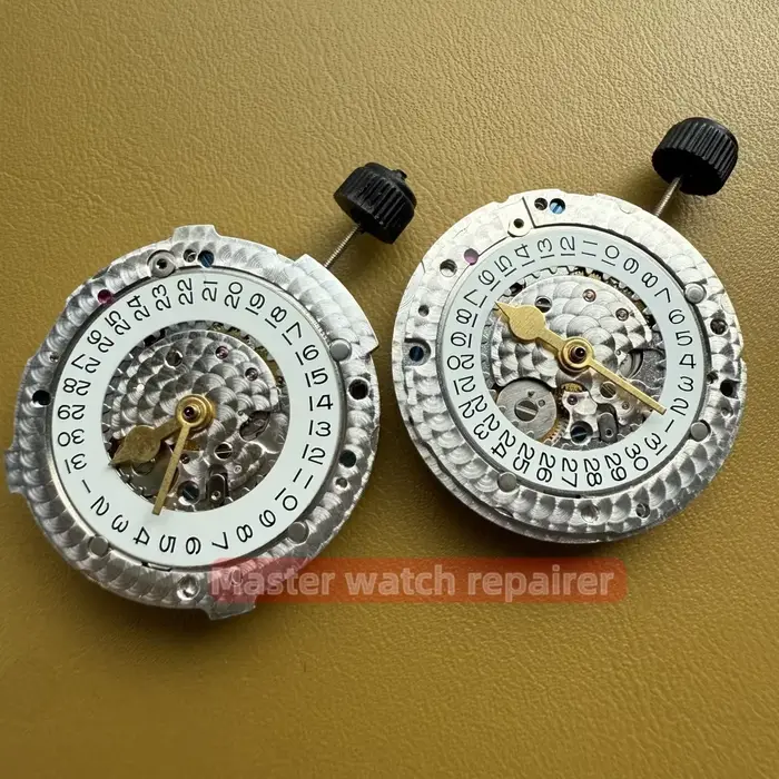Mouvement 3285 GMT VR3285 Maître Autonomie 72 Heures Balancier Bleu 4 Aiguilles Hommes Occasions Spéciales