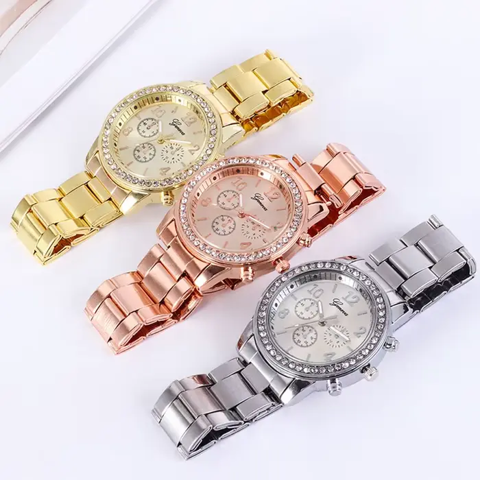 Montre femme en or genève classique
