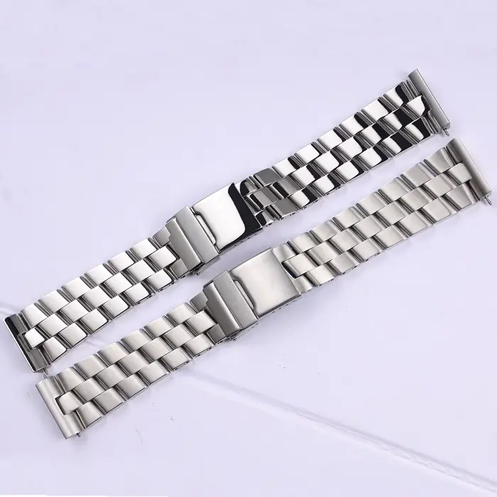 Bracelet de montre en acier inoxydable massif