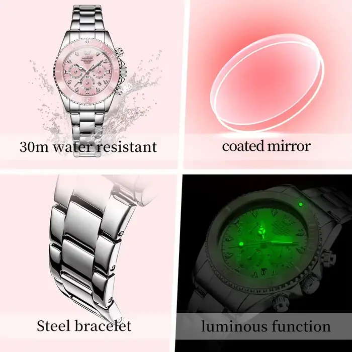 OLEVS femmes haute qualité montre élégante luxe