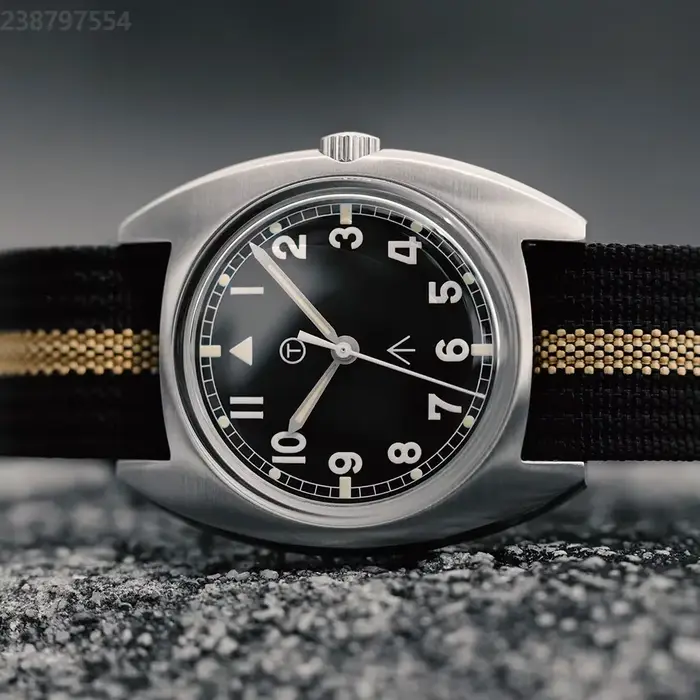 RDUNAE RA02 montre à Quartz militaire K1 verre minéral acier inoxydable montres lumineuses Vintage G10 36mm hommes montre-bracelet reloj hombre