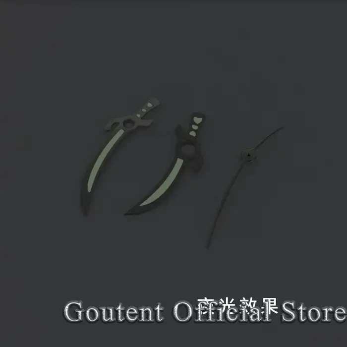 Goutent – aiguilles de montre dorées et argentées