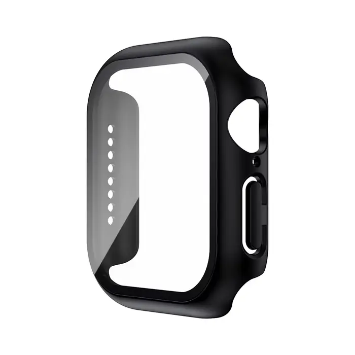 Verre trempé + étui pour Apple Watch 38mm 40mm 41mm 42mm 44mm 45mm 46mm, couvercle de protection d'é
