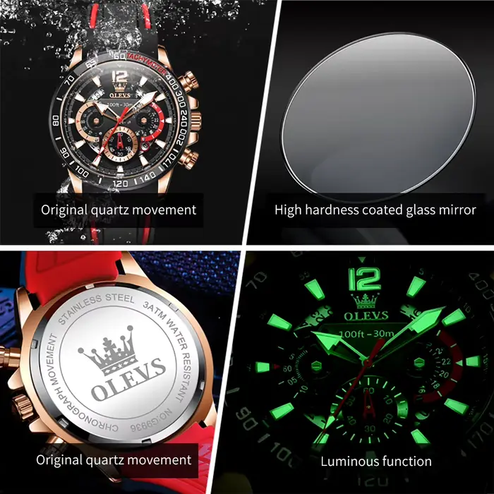 OLEVS 9936 montre pour hommes marque de mode